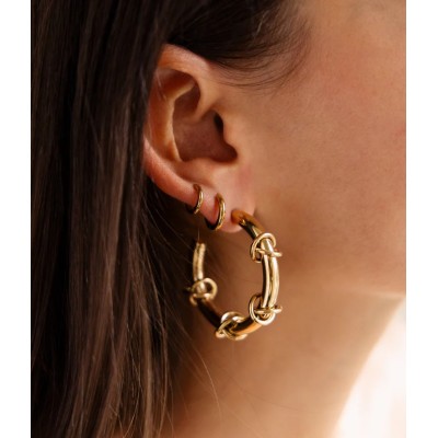 ZAG Bijoux Boucles d’oreilles Créoles Balogna.