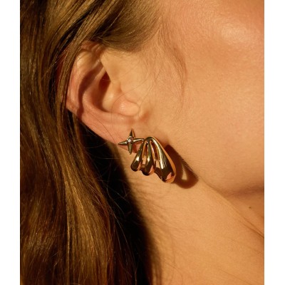 ZAG Bijoux Boucles d’oreilles poussoir Léonardo.