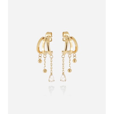 ZAG Bijoux Boucles d’oreilles poussoir Pilar.