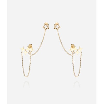ZAG Bijoux Boucles d’oreilles poussoir Pistis.