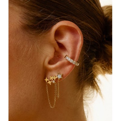 ZAG Bijoux Boucles d’oreilles poussoir Pistis.