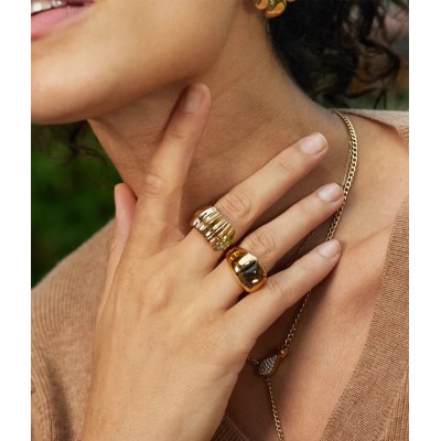 ZAG Bijoux Bague ajustable Eikon.