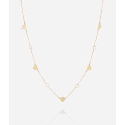 ZAG Bijoux Collier Aphaia Acier doré.