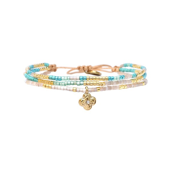 BELLE MAIS PAS QUE Bracelet Blue Maldives Jeanne.