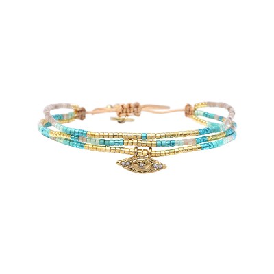 BELLE MAIS PAS QUE Bracelet Blue Maldives Lise.