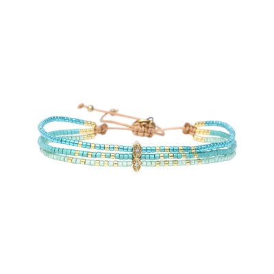 BELLE MAIS PAS QUE Bracelet Blue Maldives Lola.