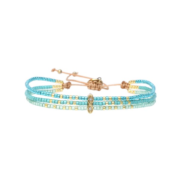 BELLE MAIS PAS QUE Bracelet Blue Maldives Lola.