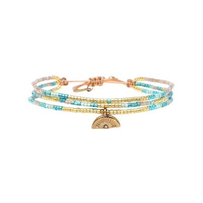 BELLE MAIS PAS QUE Bracelet Blue Maldives Clémence.