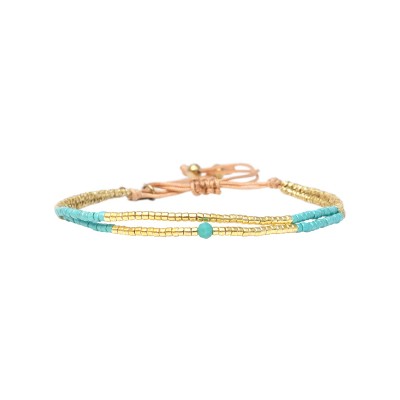 BELLE MAIS PAS QUE Bracelet Blue Maldives Kiara.