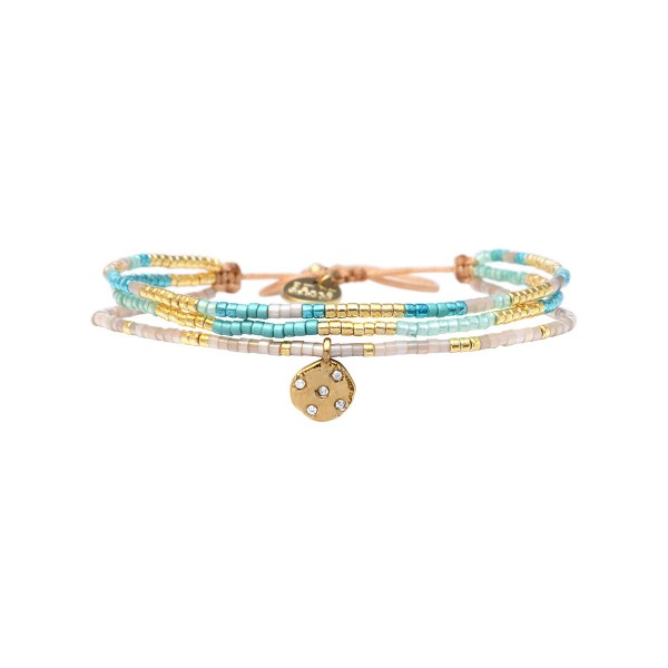 BELLE MAIS PAS QUE Bracelet Blue Maldives Léa.