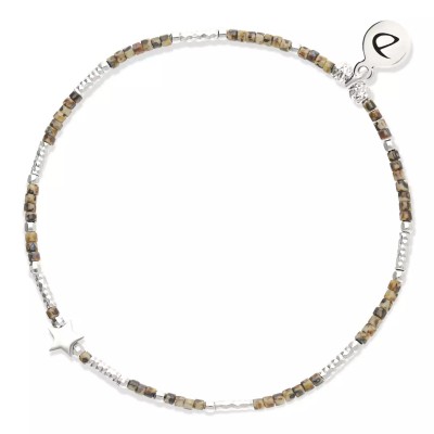 DORIANE Bijoux Bracelet Elastiqué Bohème Léopard.