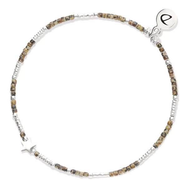 DORIANE Bijoux Bracelet Elastiqué Bohème Léopard.