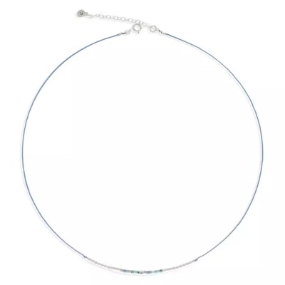 Doriane Bijoux Collier Le Pétillant Bleu Turquoise.