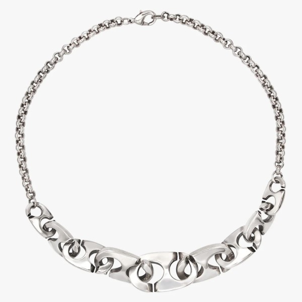 CXC Collier Chaine mousqueton Menthe.