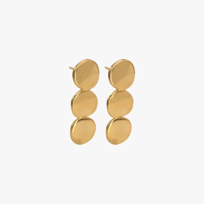 CXC Boucles d’oreilles Plaquées Or.