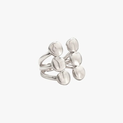 CXC Bague Estambre Plaquée Argent.