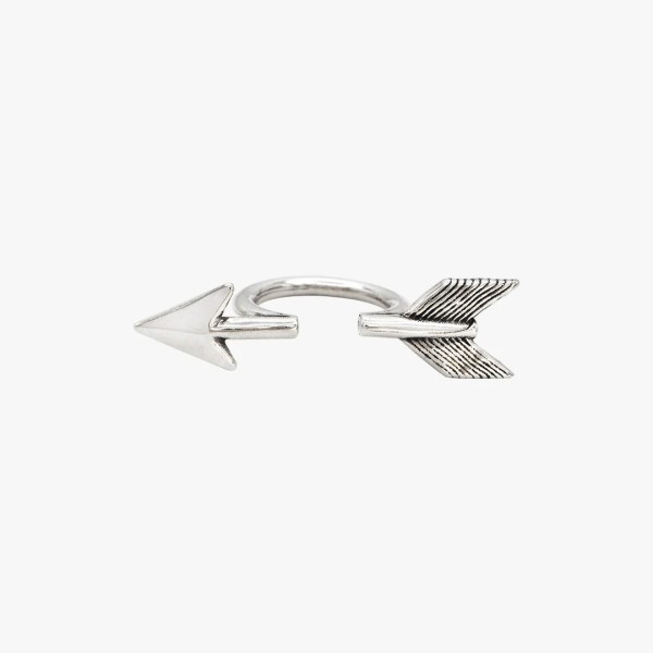 CXC Bague Flèche Plaquée Argent.