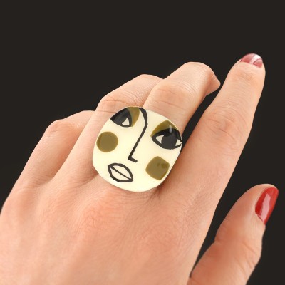 TARATATA bijoux Bague ajustable Girls.