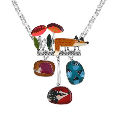 TARATATA bijoux Collier Fantaisie Fox.