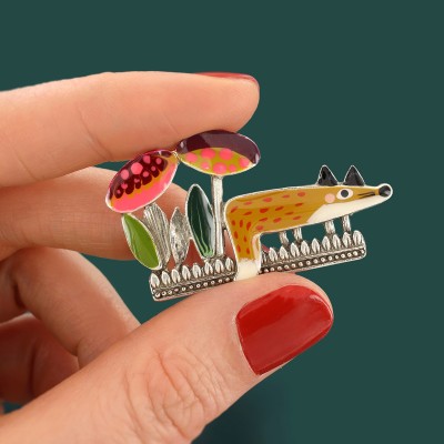 TARATATA bijoux Broche Fantaisie Fox.
