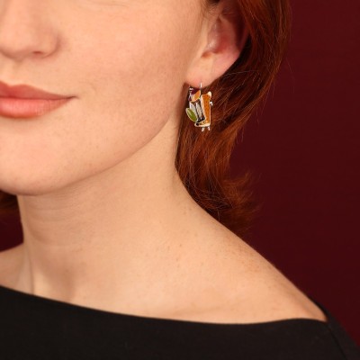 TARATATA bijoux Boucles d’oreilles Dormeuses Fox.