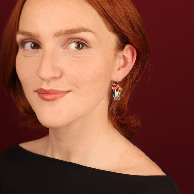 TARATATA bijoux Boucles d’oreilles Dormeuses Fox.