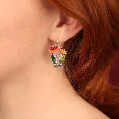 TARATATA bijoux Boucles d’oreilles Dormeuses Fox.