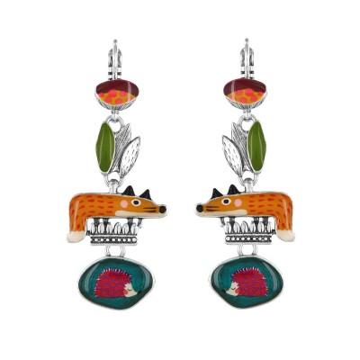 TARATATA bijoux Boucles d’oreilles Dormeuses Fox.