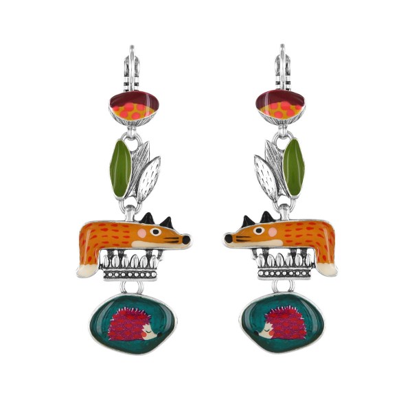 TARATATA bijoux Boucles d’oreilles Dormeuses Fox.