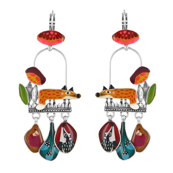 TARATATA bijoux Boucles d’oreilles Dormeuses Fox.