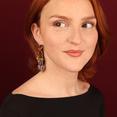 TARATATA bijoux Boucles d’oreilles Dormeuses Fox.
