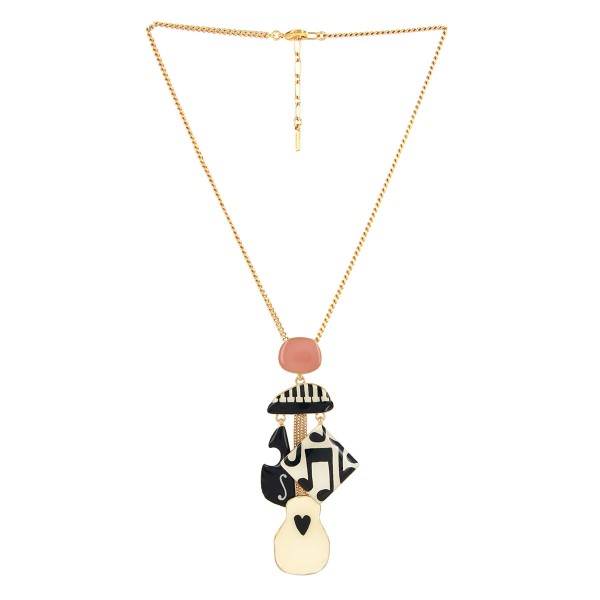 TARATATA bijoux Collier Pendentif Music.