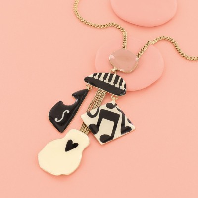 TARATATA bijoux Collier Pendentif Music.