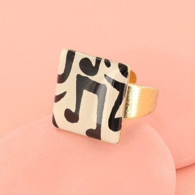TARATATA bijoux Bague ajustable Music.