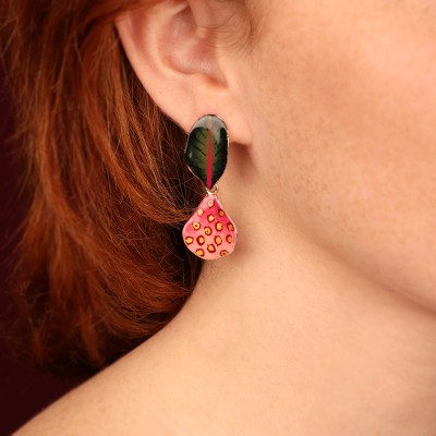 TARATATA bijoux Boucles d'oreilles Poussoir Pirogue.