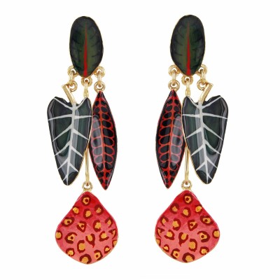 TARATATA bijoux Boucles d'oreilles Poussoir Pirogue.
