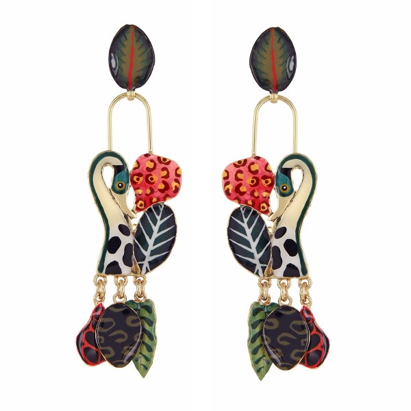 TARATATA bijoux Boucles d'oreilles Poussoir Pirogue.