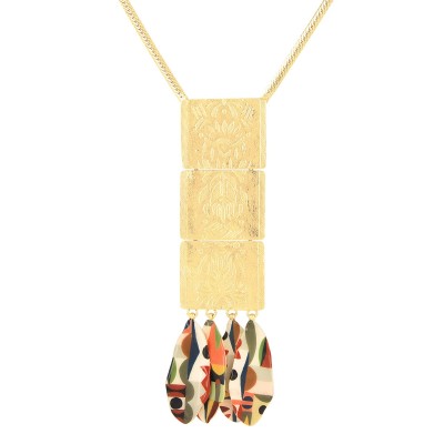 TARATATA bijoux Collier Fantaisie Totem.