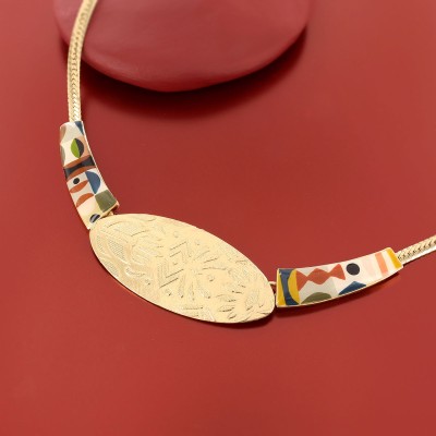 TARATATA bijoux Collier Petit Plastron Totem.