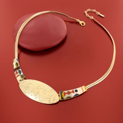 TARATATA bijoux Collier Petit Plastron Totem.