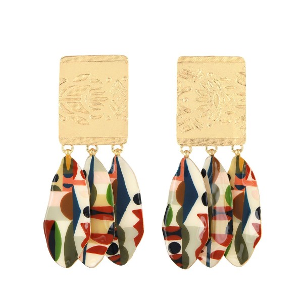 TARATATA bijoux Boucles d’oreilles Clips Totem.