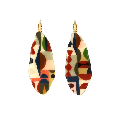 TARATATA bijoux Boucles d’oreilles Dormeuses Totem.