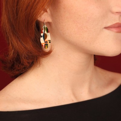 TARATATA bijoux Boucles d’oreilles Dormeuses Totem.