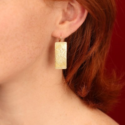 TARATATA bijoux Boucles d’oreilles Dormeuses Totem.