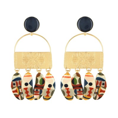 TARATATA bijoux Boucles d'oreilles Poussoirs Totem.
