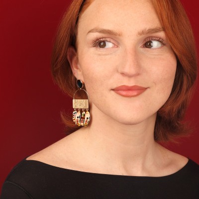TARATATA bijoux Boucles d'oreilles Poussoirs Totem.