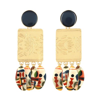 TARATATA bijoux Boucles d'oreilles Poussoirs Totem.
