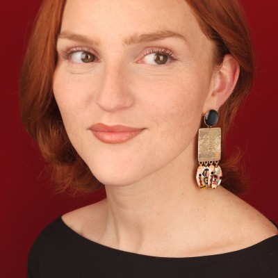 TARATATA bijoux Boucles d'oreilles Poussoirs Totem.