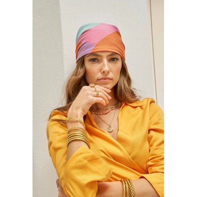 IKITA Paris Bracelet Jonc Bouddhiste Epais Doré.