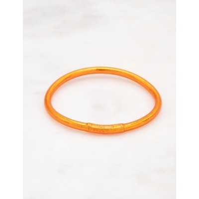 IKITA Paris Bracelet Jonc Bouddhiste Epais Orange.